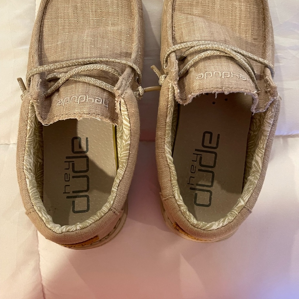 Hey Dude Kids Moccasins in Tan